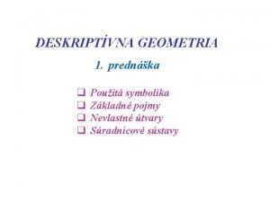 Symbolika geometrie