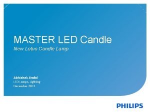 MASTER LED Candle New Lotus Candle Lamp Abhishek