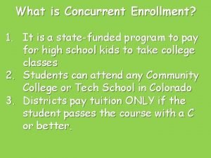 Define concurrent enrollment
