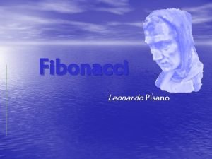 Fibonacci leonardo da vinci