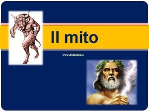 Il mito www didadada it Mito una definizione