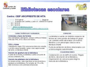 Ceip arcipreste de hita el espinar