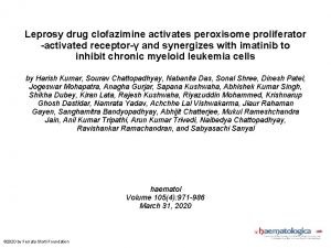 Leprosy drug clofazimine activates peroxisome proliferator activated receptor