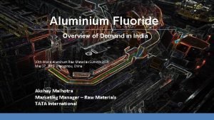 Aluminium fluoride market