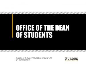 Odos purdue