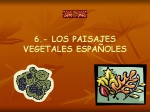 Vegetales españoles