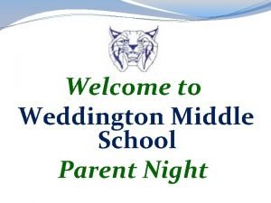 Weddington middle dress code