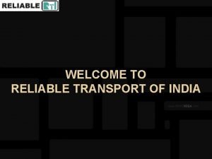 Reliable transport mumbai
