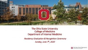 Osu internal medicine residency