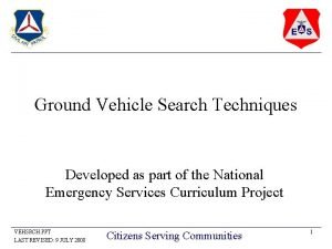 Vehicle search procedures powerpoint