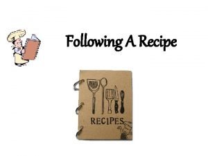 5 parts of a recipe 5 parts of a recipe