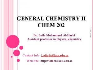 Dr Laila Mohammed AlHarbi Assistant professor in physical