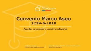 Convenio Marco Aseo 2239 5 LR 19 Aspectos
