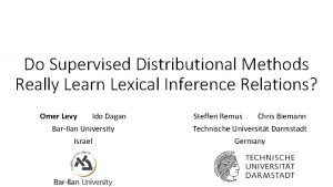 Do Supervised Distributional Methods Really Learn Lexical Inference