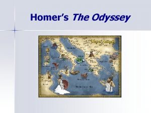 Homers The Odyssey Characteristics of the Epic n