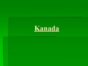 Kanada obyvatelstvo Kanada obyvatelstvo