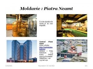 Moldavie Piatra Neamt Il y a les alambics