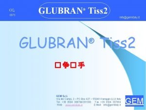 CC 0373 GLUBRAN Tiss 2 infogemitaly it GLUBRAN