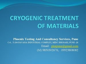Phoenix testing & consultancy services