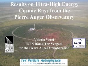 Results on UltraHigh Energy Cosmic Rays from the