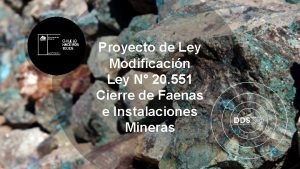 Proyecto de Ley Modificacin Ley N 20 551