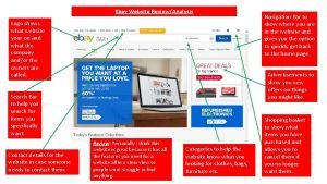 Ebay website design review