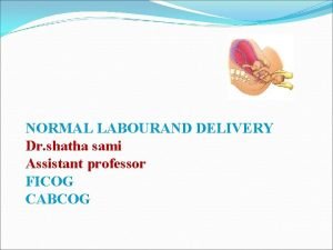 Formation of forewater in labour