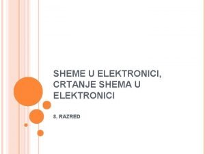 Vrste shema u elektronici