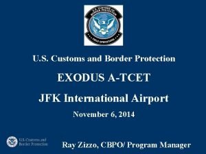 Customs and border protection