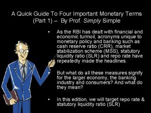 A Quick Guide To Four Important Monetary Terms