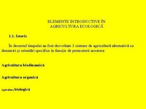 Elemente introductive