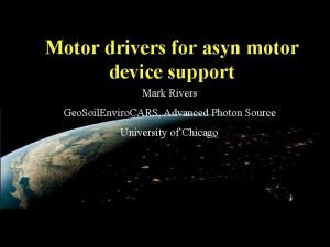 Motor drivers for asyn motor device support Mark