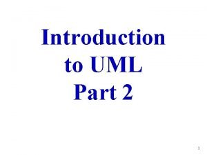 Basic building blocks of uml