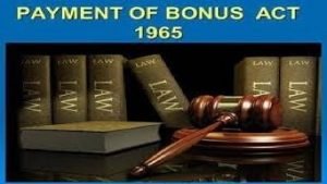 Bonus act 1965 Bonus act 1965