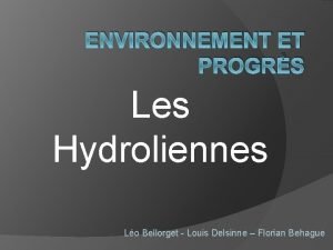 Hydrolienne