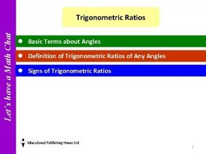Trigonometric chat