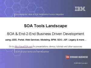 Discovering the Value of SOA Web Sphere Process