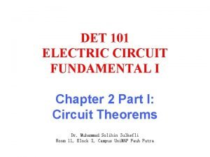 Thevenin equivalent circuit examples