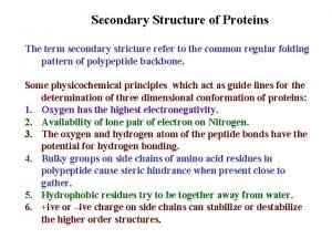 Stricture of amino acid