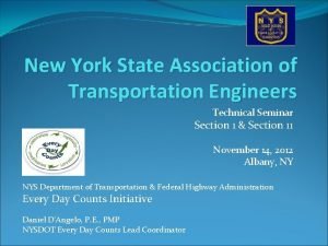 New york state association of transportation engineers