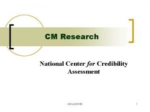 Cm research