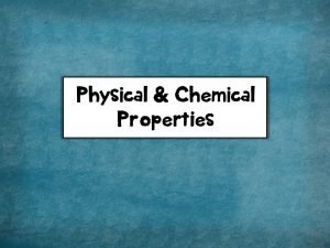 Which physical property can be measured