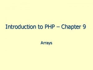 Array shift php