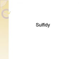 Sulfid olovnatý
