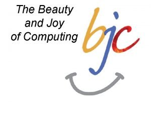 Beauty and joy of computing