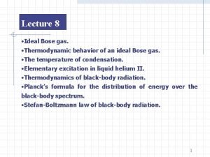 Thermodynamic behaviour of ideal bose gas