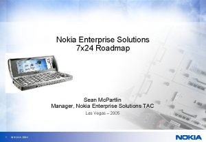 Nokia enterprise solutions