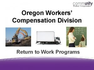 Oregon workers compensation division