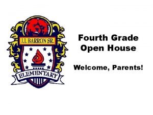 Welcome to fourth grade