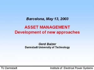 Asset management barcelona
